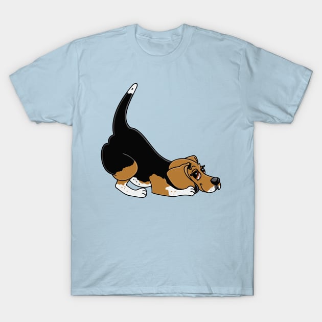 Playful Beagle T-Shirt by Character Alley